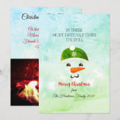 Meest moeilijke tijden voor feestdagen feestdagenkaart (Voorkant / Achterkant)