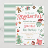 Meest Oeverful Tijd van het Jaar Eerste Verjaardag Kaart (Voorkant / Achterkant)