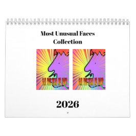 Meest Ongewone Gezichten Collectie Leuke Kalender