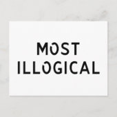 Meest onlogisch briefkaart (Voorkant)