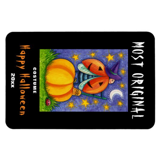 Meest originele Costume Halloween Party Award Magneet (Horizontaal)