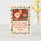 Meest overweldigende grappige kerst kaart (Gele Bloem)