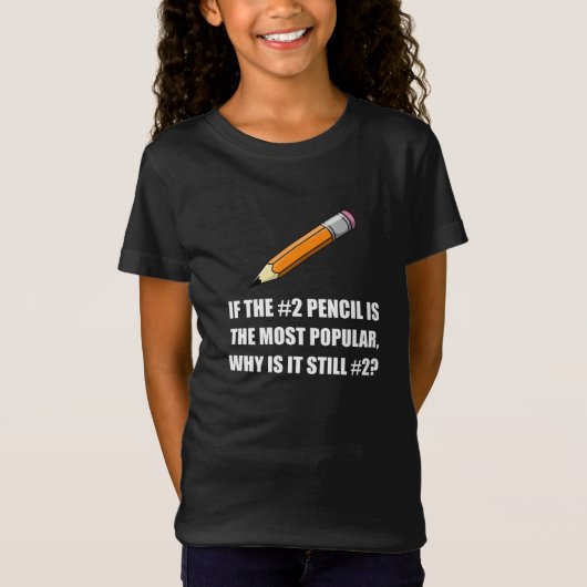 Meest populair potlood t-shirt (Voorkant)
