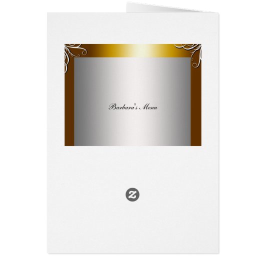 Meest populaire diner party menu (Achterkant)