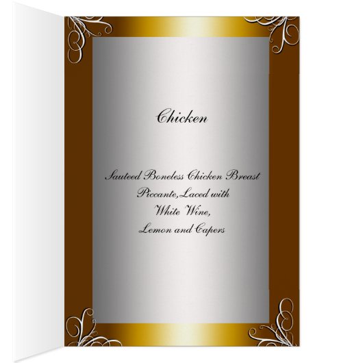 Meest populaire diner party menu (Binnen (Rechts))