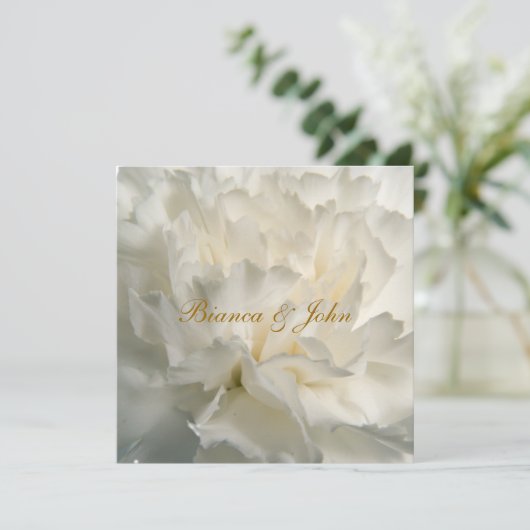 Meest populaire en elegante uitnodiging tot het ui (Staand voorkant)