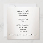 Meest populaire en elegante uitnodiging tot het ui (Achterkant)