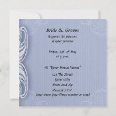 Meest populaire en elegante uitnodiging voor een b (Achterkant)