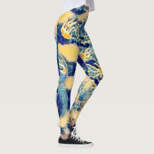 Meest populaire oude Chinese Dragon Scroll Art Leggings (Rechts)