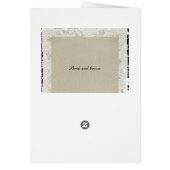 Meest Populaire Trouwmenu Oud Papier (Achterkant)