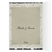 Meest Populaire Trouwmenu Oud Papier (Binnen (Links))