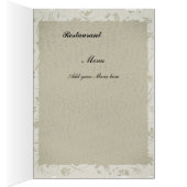 Meest Populaire Trouwmenu Oud Papier (Binnen (Rechts))