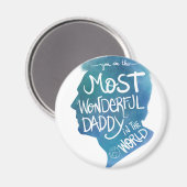 Meest prachtige papa magneet (Voorkant / Achterkant)