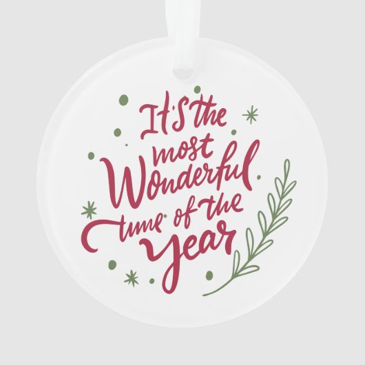 Meest prachtige tijd Baby's eerste kerst acryl Ornament (achterkant)