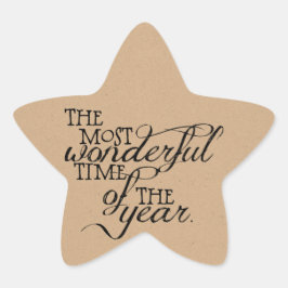 Meest prachtige tijd Kerst stickers
