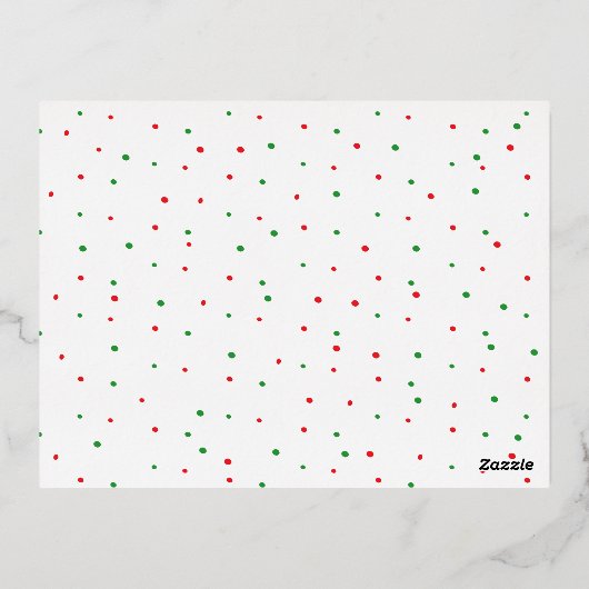 Meest prachtige tijd Kerstmis verjaardagsuitnodigi Folie Feestdagen Briefkaart (Achterkant)