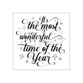 Meest Prachtige Tijd Typografie Rubber Stamp Rubberstempel (Afrduk)