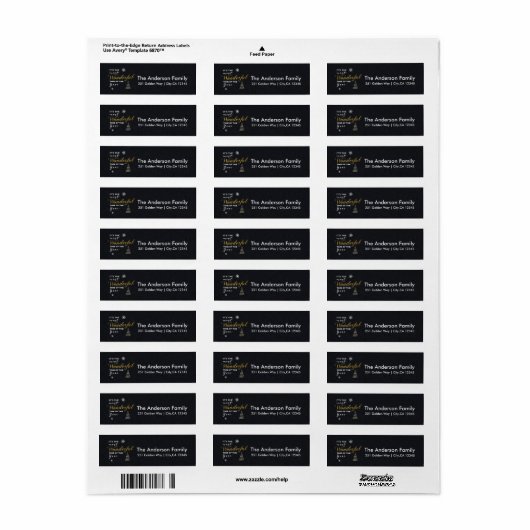 MEEST PRACHTIGE TIJD vakantie adreslabel Etiket (Full Sheet)