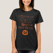Meest prachtige tijd van het jaar Halloween Funny T-shirt (Voorkant)