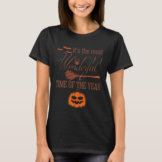 Meest prachtige tijd van het jaar Halloween Funny T-shirt (Voorkant)