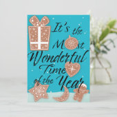 Meest Prachtige Tijd van het Jaar Kerstmis Feestdagenkaart (Staand voorkant)