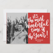 Meest Prachtige tijd van het jaar | ROOD VAKANTIE  Kaart (Voorkant)