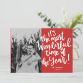 Meest Prachtige tijd van het jaar | ROOD VAKANTIE  Kaart (Staand voorkant)