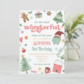 Meest Prachtige Tijd van het Jaar Verjaardag Kaart (Staand voorkant)