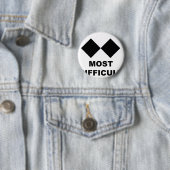 Meest problematisch ronde button 5,7 cm (In situ)