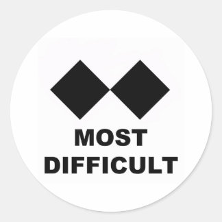 Meest problematisch ronde sticker