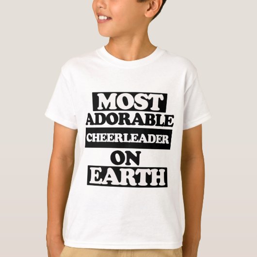 Meest schattige cheerleader t-shirt (Voorkant)