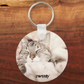Meest schattige kat sleutelhanger (Voorkant)