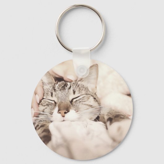 Meest schattige kat sleutelhanger (Achterkant)