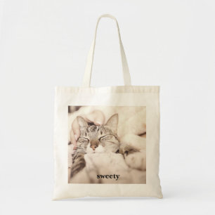 Meest schattige kat tote bag
