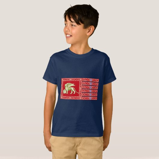Meest Serene Republiek Venetië Vlag T-shirt (Voorkant volledig)