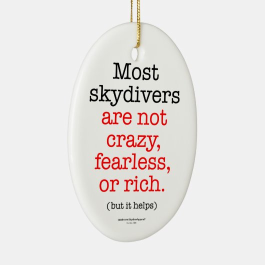 Meest Skydivers Keramisch Ornament (Rechts)