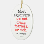 Meest Skydivers Keramisch Ornament (Links)