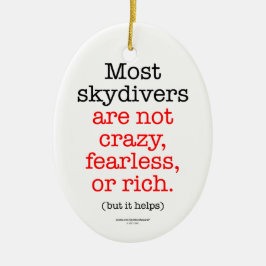 Meest Skydivers Keramisch Ornament