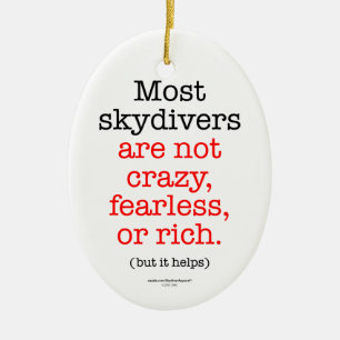 Meest Skydivers Keramisch Ornament