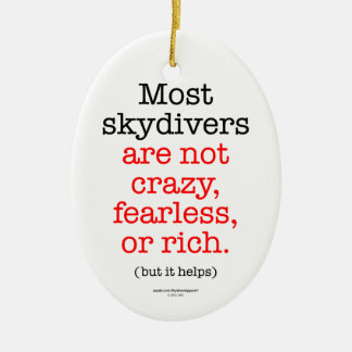 Meest Skydivers Keramisch Ornament
