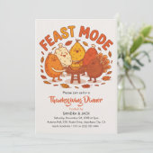 Meest snelle modus Thanksgiving Kaart (Staand voorkant)