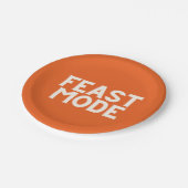 Meest snelle modus Thanksgiving - Oranje Papieren Bordje (Gekanteld)