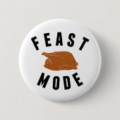 Meest snelle modus | THANKSGIVING Ronde Button 5,7 Cm (Voorkant)