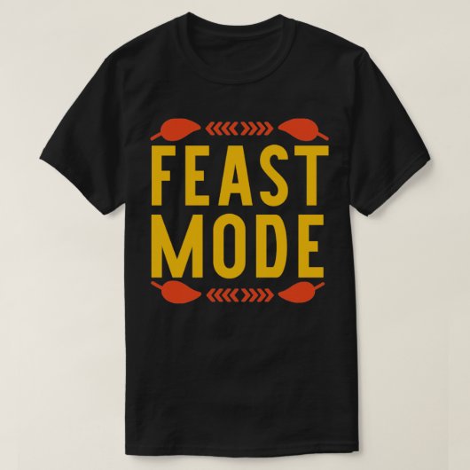 Meest snelle modus Thanksgiving T-shirt (Design voorkant)