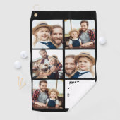 Meest T-shirt-Riffic BONUS DAD 5 Foto Vaderdag Golfhanddoek (Insitu)