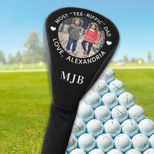 Meest T-SHIRT RIFFIC Dad - Custom Photo Club Drive Golfheadcover