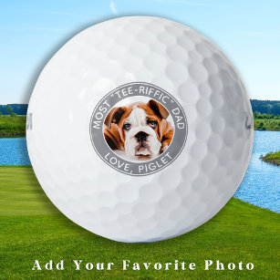 Meest T-shirt-Riffic Pap Persoonlijke Foto Dog Pap Golfballen