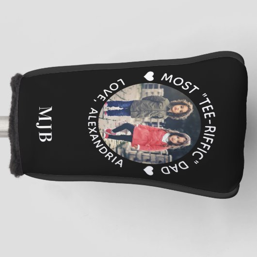 Meest T-SHIRT RIFFIC Papa - Custom Photo Club Putt Golfheadcover (Voorkant)