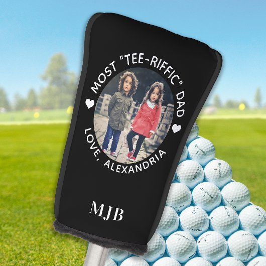 Meest T-SHIRT RIFFIC Papa - Custom Photo Club Putt Golfheadcover