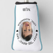 Meest T-SHIRT-RIFFIC Papa - Golfer Custom Photo Pu Golfheadcover (Draai 90)